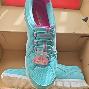 Skechers Blue Sneakers Lightweight Breathable Design